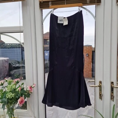 Minuet Size 12 Maxi Long Skirt Black Shimmery Party Evening Wear New Tagged - Image 1 of 4