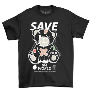 Bearstreet1-37 Funny Teddy Bear T-shirt - 100% Cotton, Unisex Design for Bear Hu - Picture 1 of 35