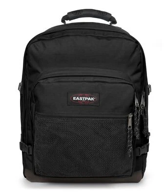 EASTPAK Ultimate Rucksack Schulrucksack Laptoprucksack Black Schwarz Braun - Bild 1 von 4