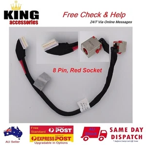 Laptop DC Jack for Acer Predator G3-571 G3-572 PH315-51 N17C1 Series 8Pin Red - Picture 1 of 3