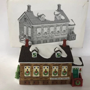 Department 56 Stoney Brook Town Hall Heritage Village Collection Porcelain 5644 - Picture 1 of 11
