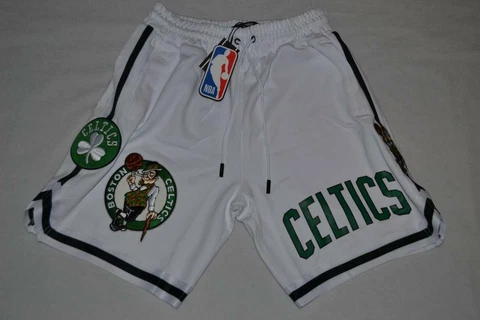 PRO STANDARD BOSTON CELTICS SHORTS WHITE TEAM PLAYER ALL SIZES NEW Cover