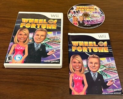 Wheel of Fortune (Nintendo Wii, Nordic Games Variant 2014) Complete w/Manual CIB - Image 1 of 2