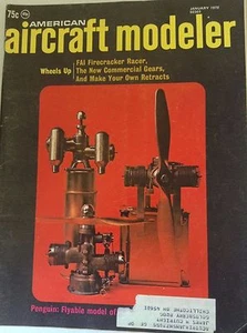 Aircraft Modeler Magazine FAI Firecracker Racer January 1972 041817nonrh2 - Foto 1 di 1