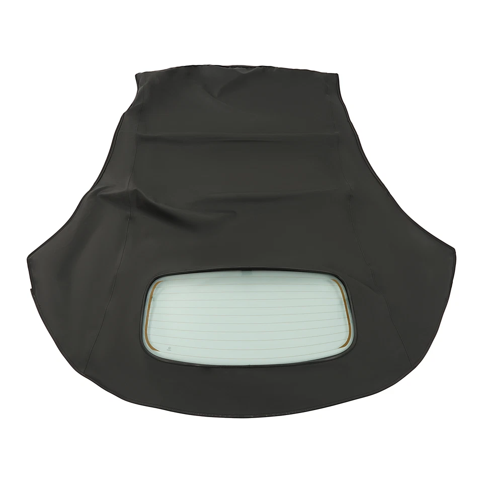 Ventana de vidrio térmico transparente convertible negro techo blando para Volkswagen Beetle 03-10 Foto 1 de 4