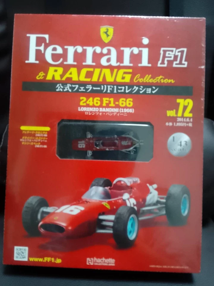 Colección Ferrari Vol,72 246 F1-66 Rorenzo Bandini 1966 IXO escala 1/43 Foto 1 de 1