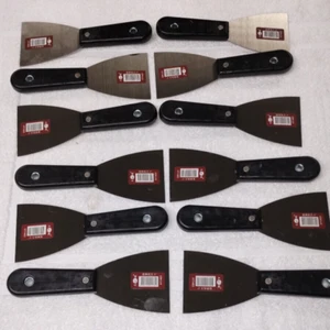LOT 12 Putty Knife 3" 75MM Steel Flexible Drywall Flex Joint Paint Scraper NEW - Picture 1 of 5