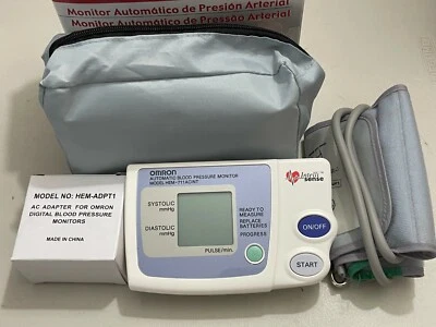 Автоматический цифровой тонометр Omron HEM-711AC, чехол-манжета, адаптер переменного тока - Изображение 1 из 4