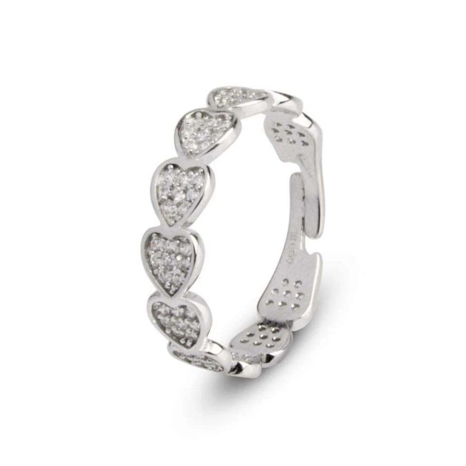 Anello Eternity con cuori (mod. eternitycuori) - Immagine 1 di 1