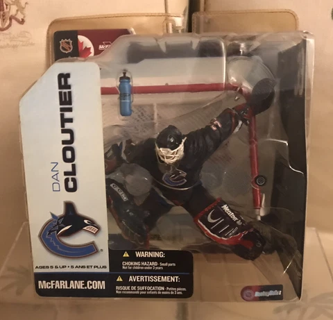 *NEW* Dan Cloutier Vancouver Canucks McFarlane New in Package NHL Series 5 Cover