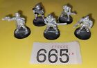 Classic WH40K Imperial Guard Rogue Trader Figures x 5 - Metal OOP (665)