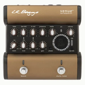 L.R. Baggs Venue DI Acoustic Guitar Preamp, DI, EQ & Tuner Pedal - Picture 1 of 4