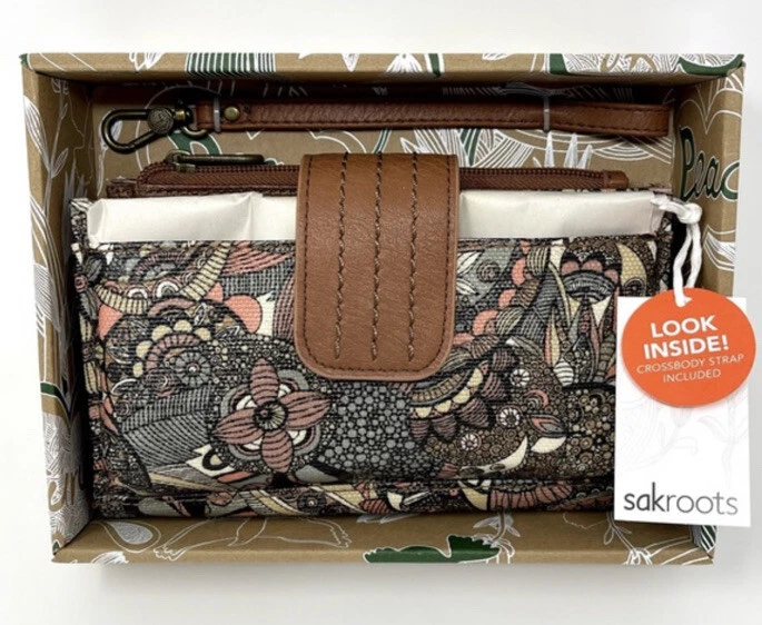 SAKROOTS Olympic Sienna Spirit Desert Crossbody Phone Wallet #109102