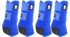 Medium Classic Equine Lightweight Legacy2 Front Sports Horse BOOTS Pair Blue