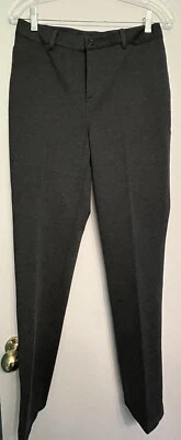 Pantalones Spiegel Mujer Gris Carbón Talla 10 Pierna Lápiz Cremallera Mosca Elastizados con Bolsillos Foto 1 de 4