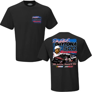 Camisa negra Dale Earnhardt Sr #3 coche 2 caras Daytona 500 aniversario adulto - Imagen 1 de 15