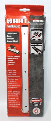Hart Quick-tatch Interchangeable Handle System Oversized Gum Rubber Grout Float - Image 1 of 4