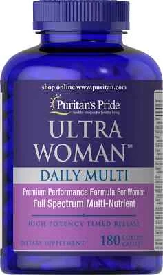 Puritan's Pride Ultra Women Daily Multi Timed Release - 180 Caplets - Image 1 of 2