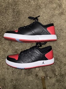 Jordan Nu Retro 1 Low Black White Variety Red Lows 10.5 - Picture 1 of 5