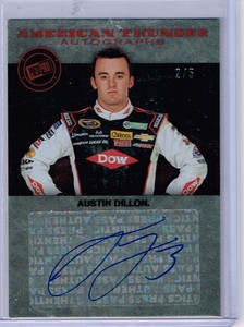 2014 PRESS PASS AMERICAN THUNDER AUSTIN DILLON ROOKIE AUTO /5