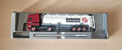Herpa 188722 DAF 95XF BODEWIG TRANSPORTE cisterna silo ovp 1:87 - Immagine 1 di 3