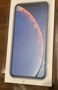 Apple iPhone XR BOX ONLY Blue 128 GB - With Original Accessories(No Phone) - Picture 1 of 6