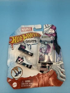 Hot Wheels Skate Marvel Ghost Spider-Man Finger Skateboard con Zapatos NUEVO - Imagen 1 de 2