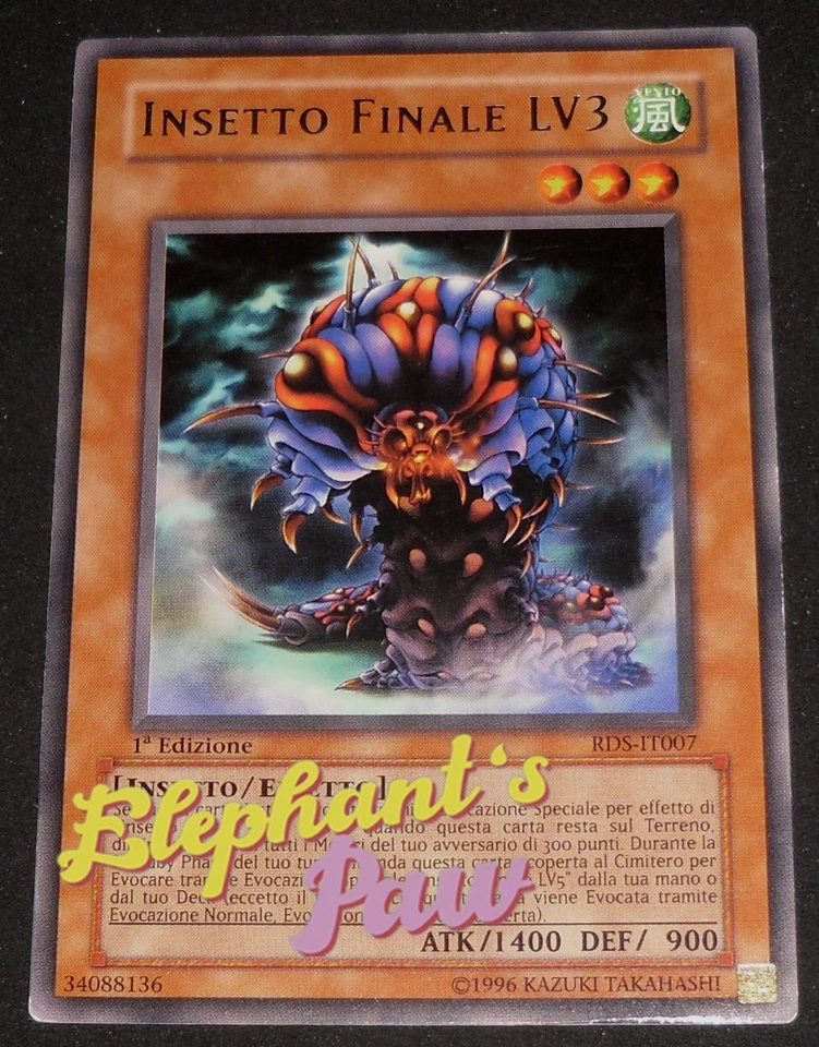 Yugioh - Insetto Finale LV3 RARA - RDS-IT007 1° Edizione - Immagine 1 di 1