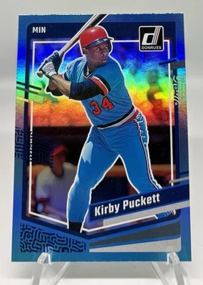 2023 Panini Donruss - Kirby Puckett #202 Holo Blue - Image 1 of 2
