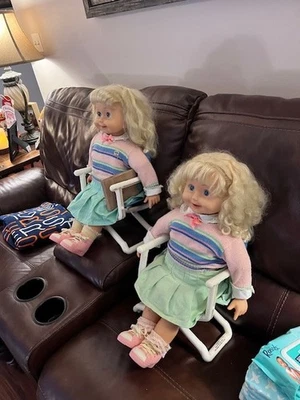 Vintage 1985 Playmates Cricket Doll with Cassette and Chair - Image 1 of 2