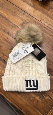 Nuevo sombrero de invierno para mujer NFL NEW YORK GIANTS Foto 1 de 4
