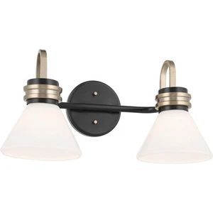 Kichler Lighting 55154BK Farum Bathroom Vanity Light Champagne Bronze - Picture 1 of 10