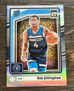 Rob Dillingham 2024-25 Donruss Optic Silver Holo Prizm RC Rated Rookie #259 - Bild 1 von 2