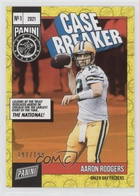 2021 Panini National Convention Case Breaker /199 Aaron Rodgers #CB8 - Image 1 of 2