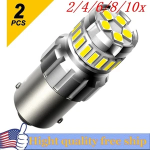 2/4X AUXITO1156 7506 LED White DRL Daytime Running Light 6500K for Audi Q7 07-10 - Picture 1 of 33