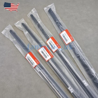 Nuevo juego de goma para cinturón de puerta resistente al clima exterior para Honda Civic sedán 4D 1992-1995 Foto 1 de 4