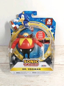 Sonic The Hedgehog 30th Anniversary DR EGGMAN 4 inch Figure + Goal Plate Sealed - Picture 1 of 10