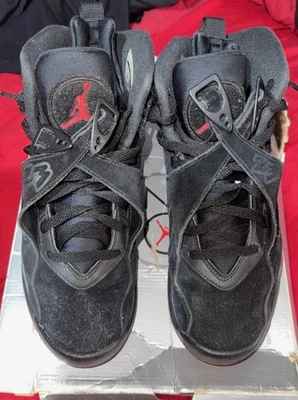 Air Jordan Retro 8 “Bred” tamanho 8.5 SEM CAIXA - Imagem 1 de 4