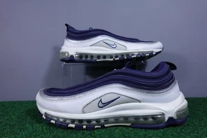 Nike Air Max 97 Shoes Mens Size 12 White Navy Blue Silver PH0612-400 Sneakers - Picture 1 of 8
