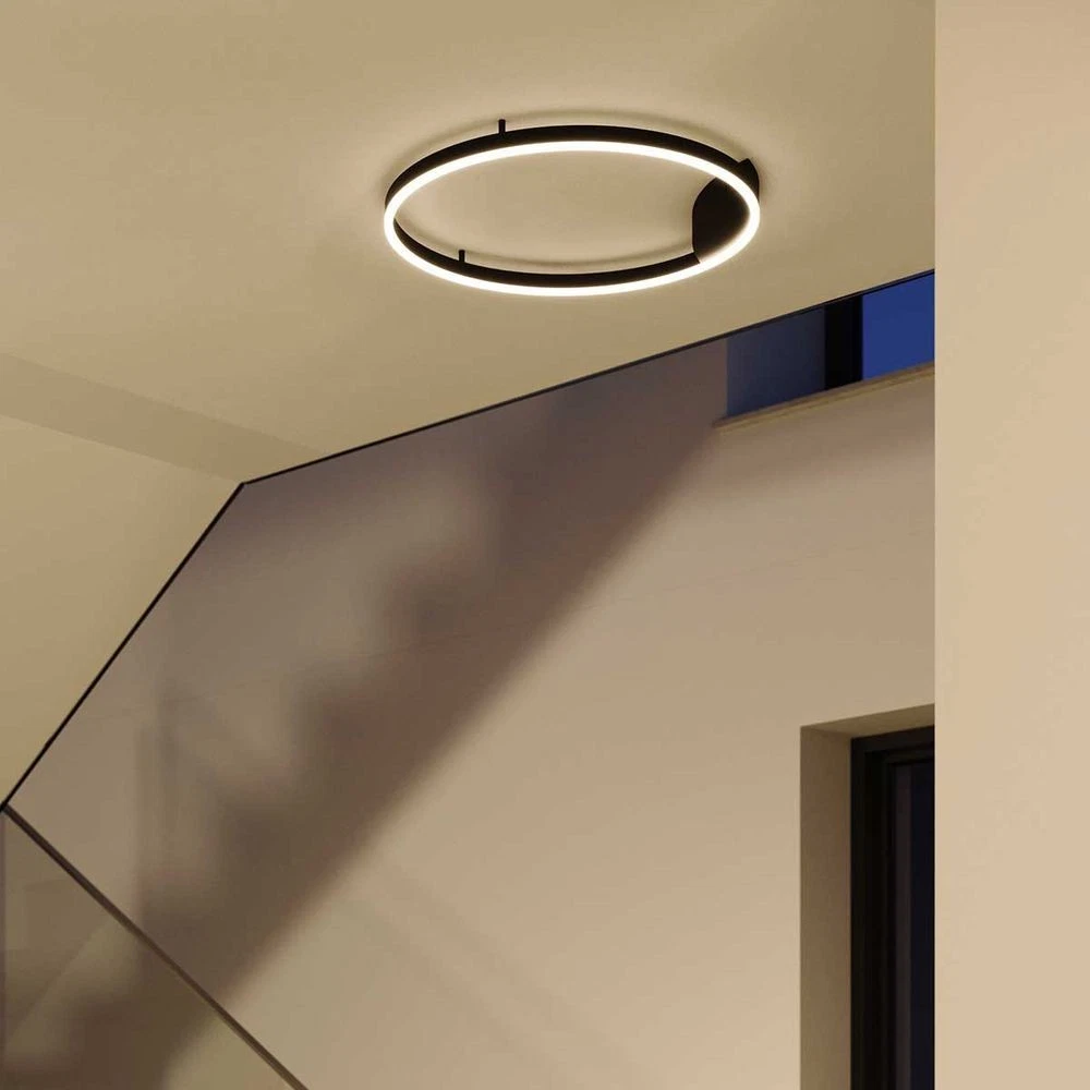 COCOL Moderne LED-Hängelampe Mit 6 Ringen - Dimmbar & Fernbedienbar - Für Wohnzimmer & Schlafzimmer