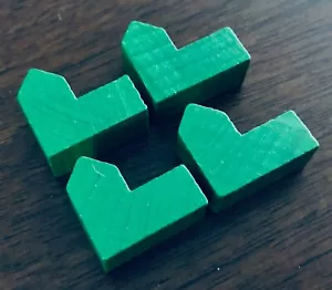 Catan 5-6 Player Extension | Green City Set | Replacement/Extra Game Pieces - Picture 1 of 2