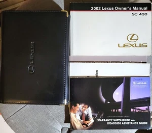 2002 LEXUS SC430 SC 430 Owner's Manual Factory OEM w/case - Picture 1 of 2