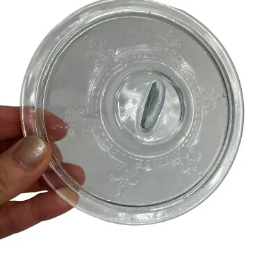 Sapphire Blue Philbe Fire-King LID ONLY Vintage 4.75" Round Glass Ovenware - Image 1 of 4