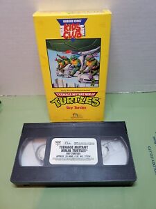 VTG 1990 Burger King Kids Club Teenage Mutant Ninja Turtles TMNT VHS SKY TURTLES