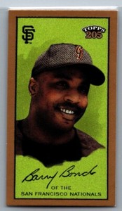 BARRY BONDS 2003 Topps 205 Polar Bear MINI With Cap #1A San Francisco Giants