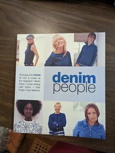 Rowan Denim People 30 Designs Kim Hargreaves, Martin Storey, Erika Knight Etc - Picture 1 of 1