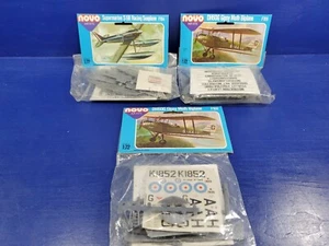 Novo Air Supermarine-DH60G-1/72 Scale Plastic Model Kit SEALED Bags Lot of 3 - Picture 1 of 4