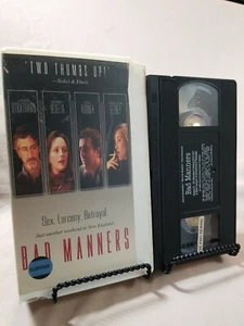 Bad Manners VHS David Strathairn  RARE HTF - Picture 1 of 2