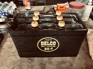 Delco DC7 Dry Charge Battery 1954-1956 Buick Oldsmobile 1957-1964 Cadillac GM - Picture 1 of 12