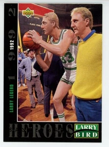 1992 Upper Deck #26 Larry Bird héroes de baloncesto Larry Bird casi nuevo+ - Imagen 1 de 2